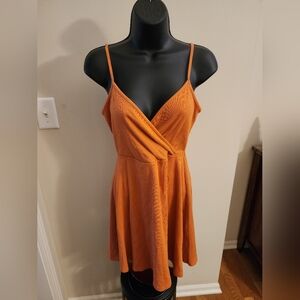 AA - Orange Spaghetti Strap Dress
